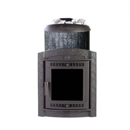 Банная печь ProMetall Атмосфера L в ламелях Талькохлорид наборный рисунок 1