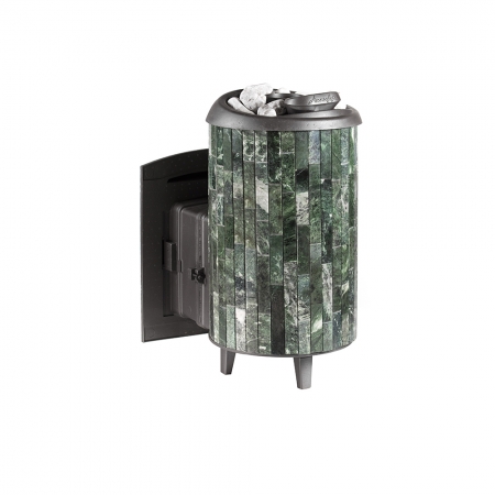 Печь банная Атмосфера L в ламелях из натурального камня Змеевик наборный 3